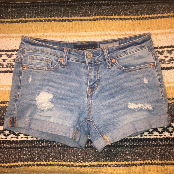Aeropostale MIDI Jean Shorts - Picture 1 of 2